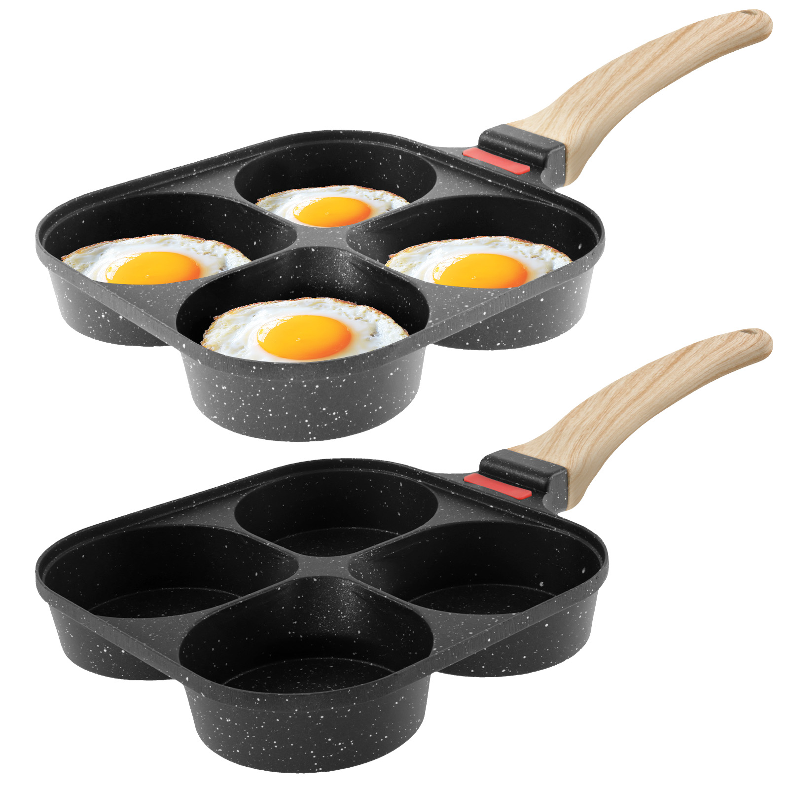 Electric Griddle Pancake - 계란 프라이팬 논스틱 팬케이크 팬 4구