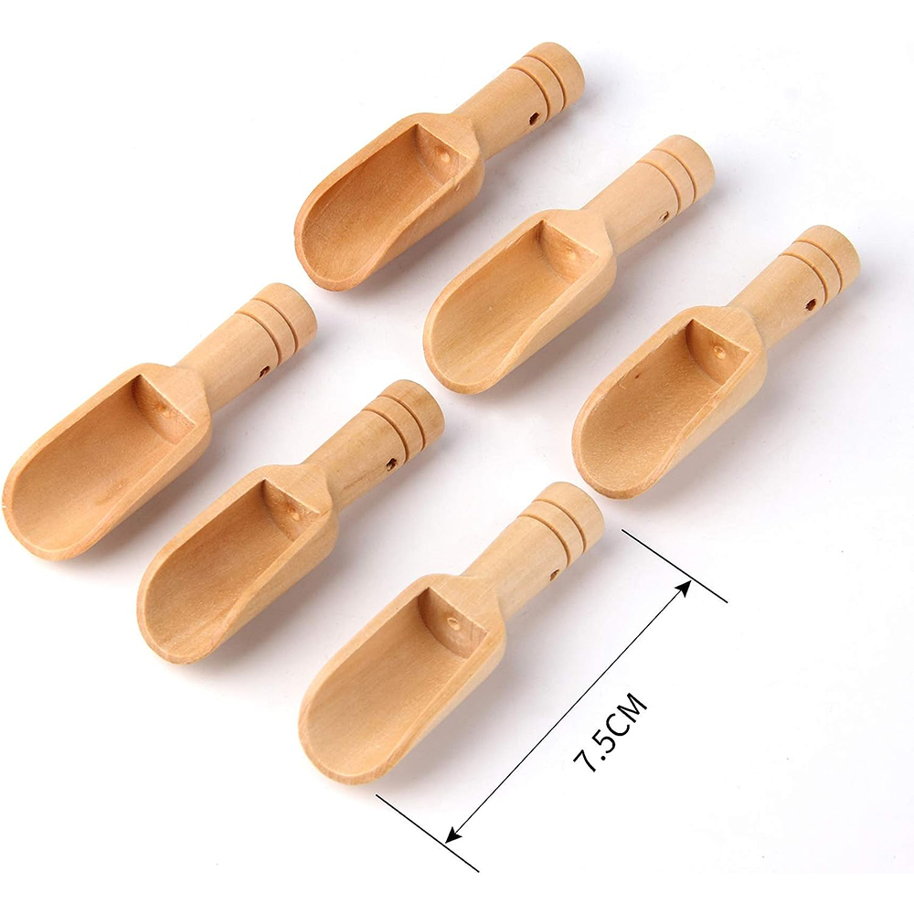 Kitchen Appliances Set - 10/30/50/100pcs 커피 미니 나무 숟가락 목욕