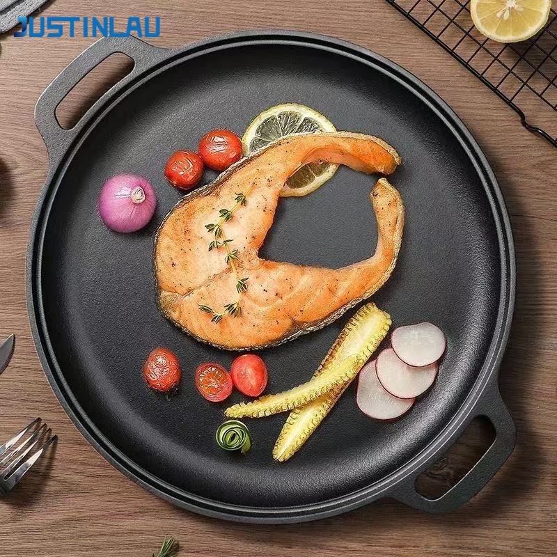 Electric Griddle Pancake - 저스틴라우 더블이어 프라이팬 주철 계란 스테이크