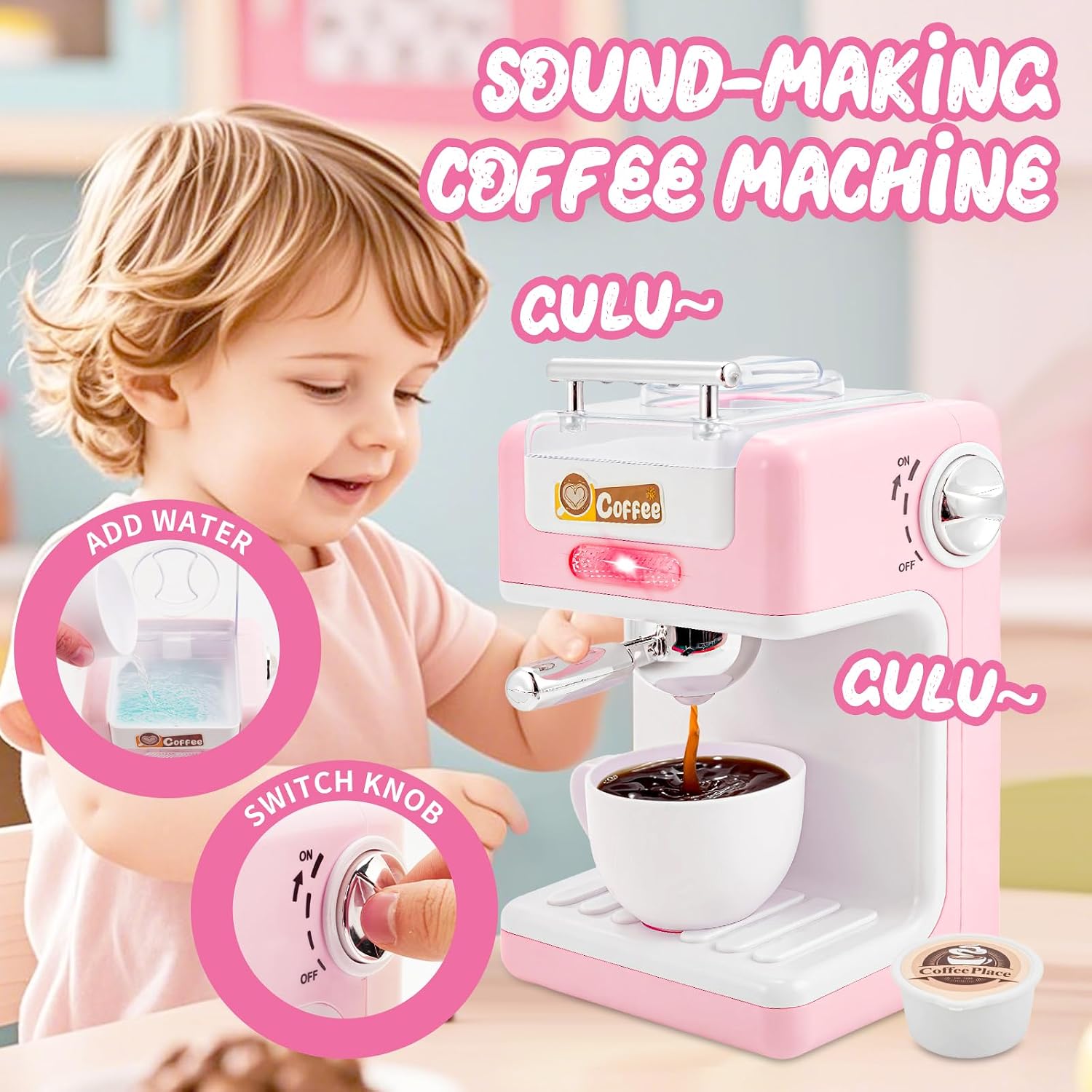 4종 어린이 미니 주방 가전 세트 (조명 및 사운드 포 - Kitchen Appliances For.Xmas 리뷰 및 가격