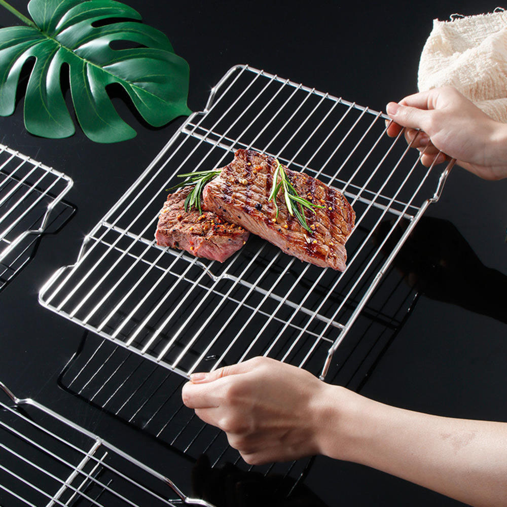 스테인레스 스틸 바베큐 메쉬 매트 재사용 가능한 내열성 - Kitchen Appliances Garage 리뷰 및 가격